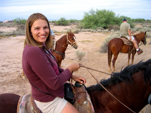  Subir a caballo por el campo 